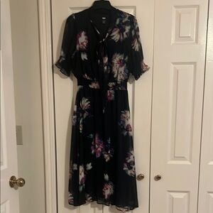 Floral Navy Dress